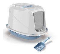 Lettiera per gatti coperta con maniglia, filtro antiodore e paletta omaggio