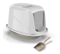 Lettiera per gatti coperta con maniglia, filtro antiodore e paletta omaggio