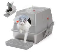 LETTIERA PER GATTI IN ACCIAIO INOX COPERTA ADATTA PER GATTI PICCOLI E MEDI