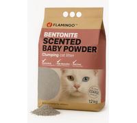 Lettiera per gatti in bentonite 12 kg - Freschezza di polvere per neonati! Clumping Super assorbente e antiodore, ideale per 12 settimane di utilizzo, regalate al vostro felino il comfort che merita!