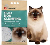Lettiera per Gatti - Lettiera Silicio per Gatti - Silicio Granulato Medio - 16L