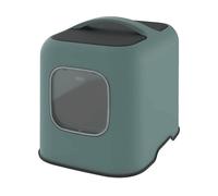 ROTHO - Toilette per gatti 57 x 39 x 40 cm - Cassetta igienica - Gui verde