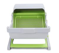 Lettiera per Gatti Semi Automatica a Pulizia Rapida, Autopulente, Chiusa, Toilette Facile da Pulire, Coperta, Inodore