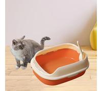 Lettiera per Gatti Vasino per Gattini con Lati Alti Lettiera Portatile per