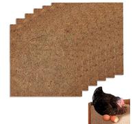 Lettiera per Polli | Lettiera in Fibra di Cocco per nidi di Pollo,Tappetini per pollaio, Materiale Riutilizzabile per la nidificazione delle Galline