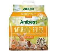 Anibest Pellet in Legno Naturale Lettiera per piccoli animali - 10 l (5,5 kg)