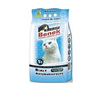LETTIERA SUPER BENEK Antibatterica Bianco 5L - facile da pulire