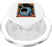 Lettiera tecnica divertente amante dei gatti PopSockets PopGrip per MagSafe