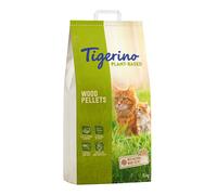 Lettiera Tigerino Plant-Based Pellet di legno - Odore naturale del legno (senza profumo) - 30 L (8 kg)