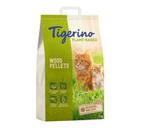 Lettiera Tigerino Plant-Based Pellet di legno - Odore naturale del legno (senza profumo) - 8 L (4 kg)