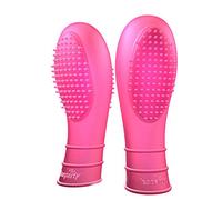 Lettini per dita, stimolatore del clitoride del punto G, culle per dita, giocattoli sessuali in silicone morbido stimolano le coppie di sesso anale della vagina femminile, rosa rossa