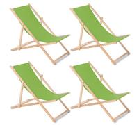 Lettini Universali GreenBlue 4 pezzi in faggio regolabili GB183