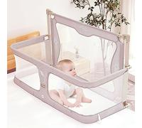 Lettino 3 in 1 per bambini, culla portatile per dormire accanto a me, morbida fodera lavabile, robusto telaio in alluminio, facile da montare, ideale per dormire in modo sicuro