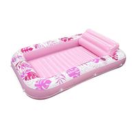 Lettino Abbronzante Gonfiabile Per Piscina, Lettino Abbronzante Gonfiabile Rettangolare Con Cuscino E Portabicchieri, Galleggianti Per Piscina Resistenti, Prendisole Galleggiante Per Spiaggia