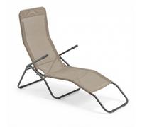 LETTINO BASCULANTE GIARDINO SDRAIO OSCILLANTE ACCIAIO TEXTILENE RELAX TORTORA