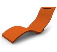 Lettino Chaise Longue da Esterno Giardino Seduta a Terra Arkema Serendipity Arancio