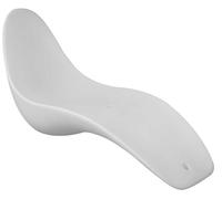Lettino Chaise Longue da Giardino 178x62x91 cm in Polietilene Sined Sirio Bianca
