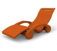 Lettino Chaise Longue Galleggiante da Esterno Giardino Arkema Serendipity Arancio