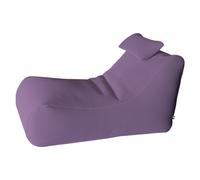 Lettino Chaise Lounge 120x70x65 cm con Cuscino in Poliestere Armonia Lavanda
