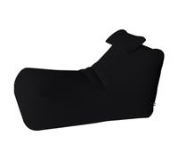 Lettino Chaise Lounge 120x70x65 cm con Cuscino in Poliestere Armonia Nero