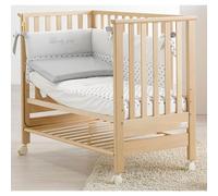Lettino Culla Contact Azzurra Design Naturale + Materasso + Completo Piumone