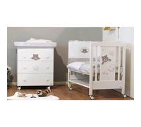 Lettino Cuoricini Teodoro Co-Sleeping Materasso Incluso + Completo Piumone