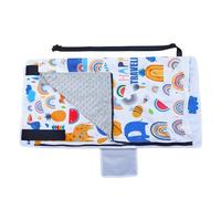 Lettino da aereo per bambini, estensione del sedile di volo, amaca da viaggio per bambini, design pieghevole morbido, 45 x 70 cm, soluzione compatta per dormire, per viaggi in aereo, crociere, treni