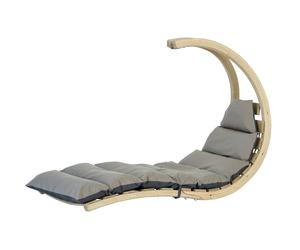 Lettino da altalena antracite gris / plata