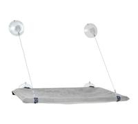 Lettino da finestra Karlie - L 51,5 x l 31 x H 2,5 cm - grigio