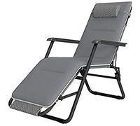 Lettino da giardino Sedia a sdraio a gravità zero Sedia reclinabile casual da esterno FOU Home Office Deck