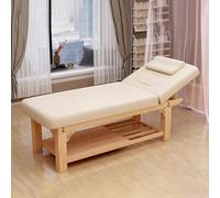 Lettino da Massaggio Fisso con Schienale Regolabile, Lettino Estetista Professionale for Casa, Salone di Bellezza, Centro Benessere