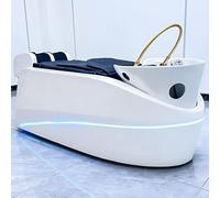 Lettino da massaggio Head Spa con shampoo, illuminazione ambientale futuristica, massaggio intelligente per tutto il corpo, circolazione dell'acqua e riscaldatore dell'acqua.