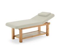 Lettino da massaggio in legno Professionale per Centri Estetici, Spa e Massaggi con ripiano