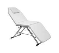 Lettino da massaggio pieghevole portatile con schienale regolabile, superficie impermeabile in PU, schiuma altamente elastica, ideale per massaggi e tatuaggi