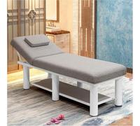 Lettino da massaggio portatile con struttura in metallo e memory foam, design stazionario per spa, fisioterapia, salone e applicazioni per tatuaggi