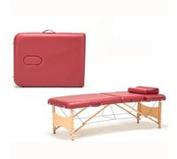 Lettino da massaggio portatile, pieghevole, altezza regolabile, per salone di bellezza professionale, tatuaggi, fisioterapia, con cuscino e borsa per riporre oggetti