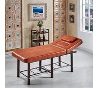 Lettino da massaggio professionale fisso, lettino per Spa e trattamenti estetici con schienale, in ecopelle PU, lettino per fisioterapia, 190x70 cm