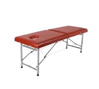 Lettino da massaggio professionale largo 70 cm, pieghevole, portatile, leggero, con foro for la testa, rinforzo a doppia barra, adatto for spa, salone, tatuaggi, bellezza(Color 3)