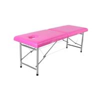 Lettino da massaggio professionale largo 70 cm, pieghevole, portatile, leggero, con foro for la testa, rinforzo a doppia barra, adatto for spa, salone, tatuaggi, bellezza(Color 5)
