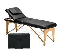 Lettino da massaggio professionale, resistente e pieghevole, con schienale regolabile, tavolo da spa portatile per salone, tatuaggi, trattamenti facciali, include poggiatesta e borsa per il trasporto