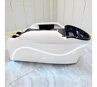 Lettino da massaggio SPA con shampoo, luce ambientale, attrezzatura per head spa, massaggio intelligente, ciclo dell'acqua, riscaldamento della schiena