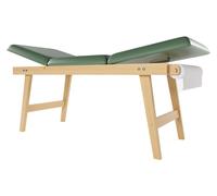 Lettino da Massaggio Visita Fisioterapia Fisso 3 Sezioni 190x70x75 cm 200 Kg Giano Verde