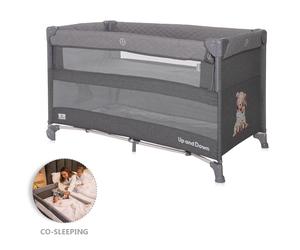Lettino da Viaggio Co-Sleeping Lorelli UP and DOWN Cool Grey BEAR