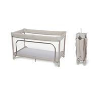 Maxi-Cosi Merlin, 2 in 1 Culla da Campeggio Neonato & Area Giochi, 0-4 Anni, 0-18 kg, Lettino da Viaggio Bambini, Chiusura in 1 Secondo, Materasso 120x60 cm, Finestra Laterale, Elegance Beige