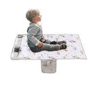 Lettino da viaggio per aereo infastidito - Amaca pieghevole ergonomica, poggiapiedi morbido | estensore aereo per bambini, accessorio per il sonno aereo, attrezzature per il bambino per volo lungo