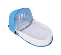 Lettino da viaggio per bambini, pieghevole, lavabile, riutilizzabile con cappottina parasole, lettino portatile per i viaggi, per dormire per picnic, viaggi di famiglia, visite guidate della cit