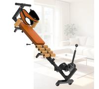 Lettino decompressione lombare supporto cervicale allungamento vertebrale | Regolabile Allena glutei adduttori Allevia mal di schiena. Attrezzatura versatile per casa