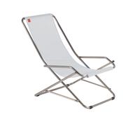 Lettino Dondolina Bianco Grigio
