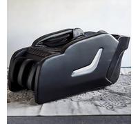 Lettino elettrico per shampoo con sollevatore elettrico per le gambe, stile moderno nero, attrezzatura per head spa e lavabo in acrilico per salone di bellezza.