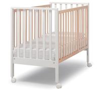 Lettino Erbesi Evolution - Culla & Lettino 6 in 1 Con Completo Piumone e 2 Materassi Inclusi : Colore - natural